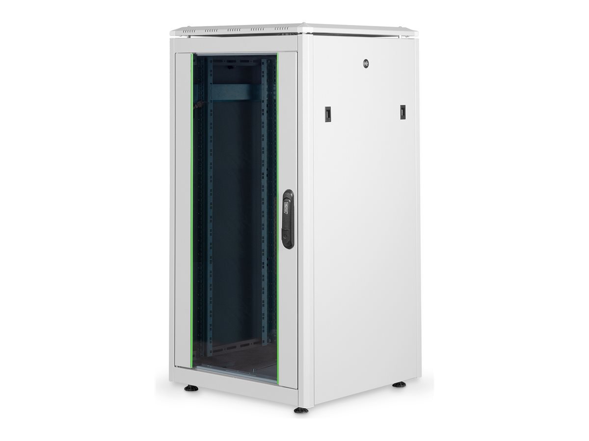 DIGITUS Netzwerkschrank Unique Serie - 600x600 mm (BxT)22HE Netzwerkschrank - Unique 1164x600x600 mm - Farbe Grau (RAL 7035)