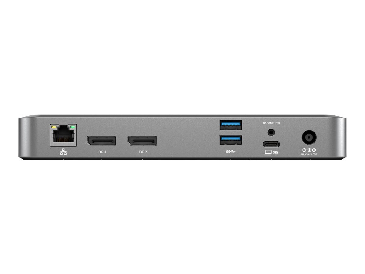 Alogic DX2 - Dockingstation - USB-C - 2 x DP1GbE - 100 Watt