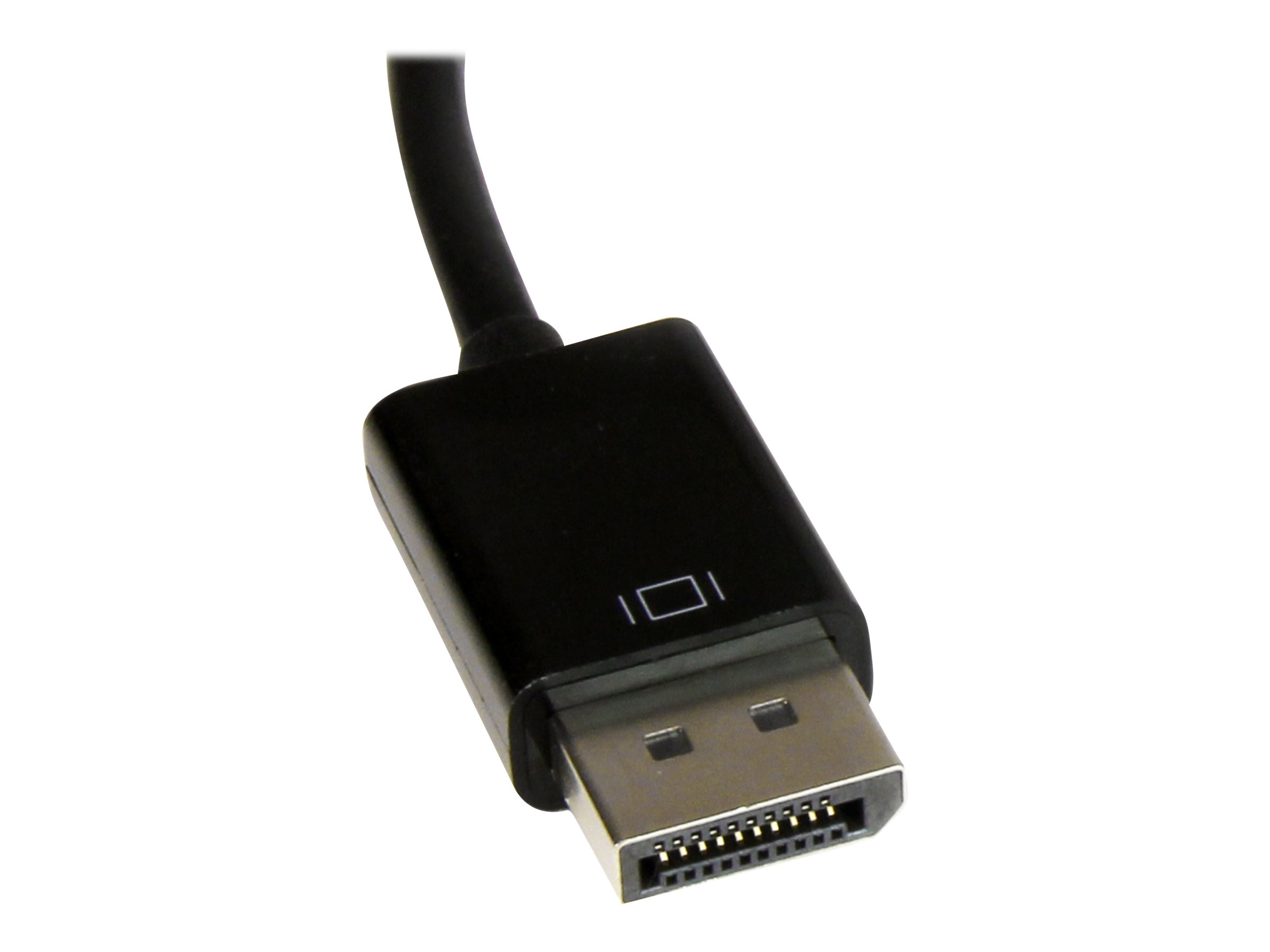 StarTech.com DP2VGA3 DisplayPort™ auf VGA Video Adapter / Konverter (1920x1200, DP auf VGA, Stecker/Buchse)Display-Adapter - DisplayPort (M) zu HD-15 (VGA) (W) - 10 cm - aktiv - Schwarz - für P/N: DK3