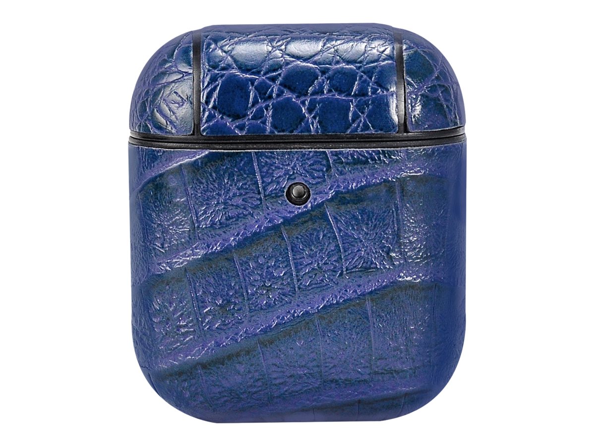 TerraTec Air Box - Tasche für Kopfhöhrer - Polycarbonat - croco blue - für Apple AirPods (1. Generation, 2. Generation)Air Box - Polykarbonat - AirPods der 1. und 2