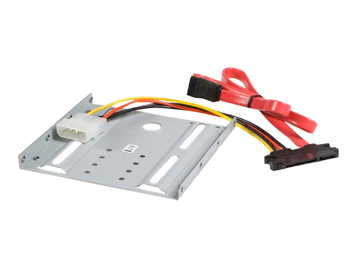 StarTech.com Adapter Bracket für 2,5 (6.4cm) auf 3,5 (8,9cm)HDD - SATA / SSD Festplatten Einbaurahmen für 3.5 Zoll Schacht - Laufwerksschachtadapter - für P/N: 25S22M2NGFFR - S322M225R - SAT2M2NGFF25