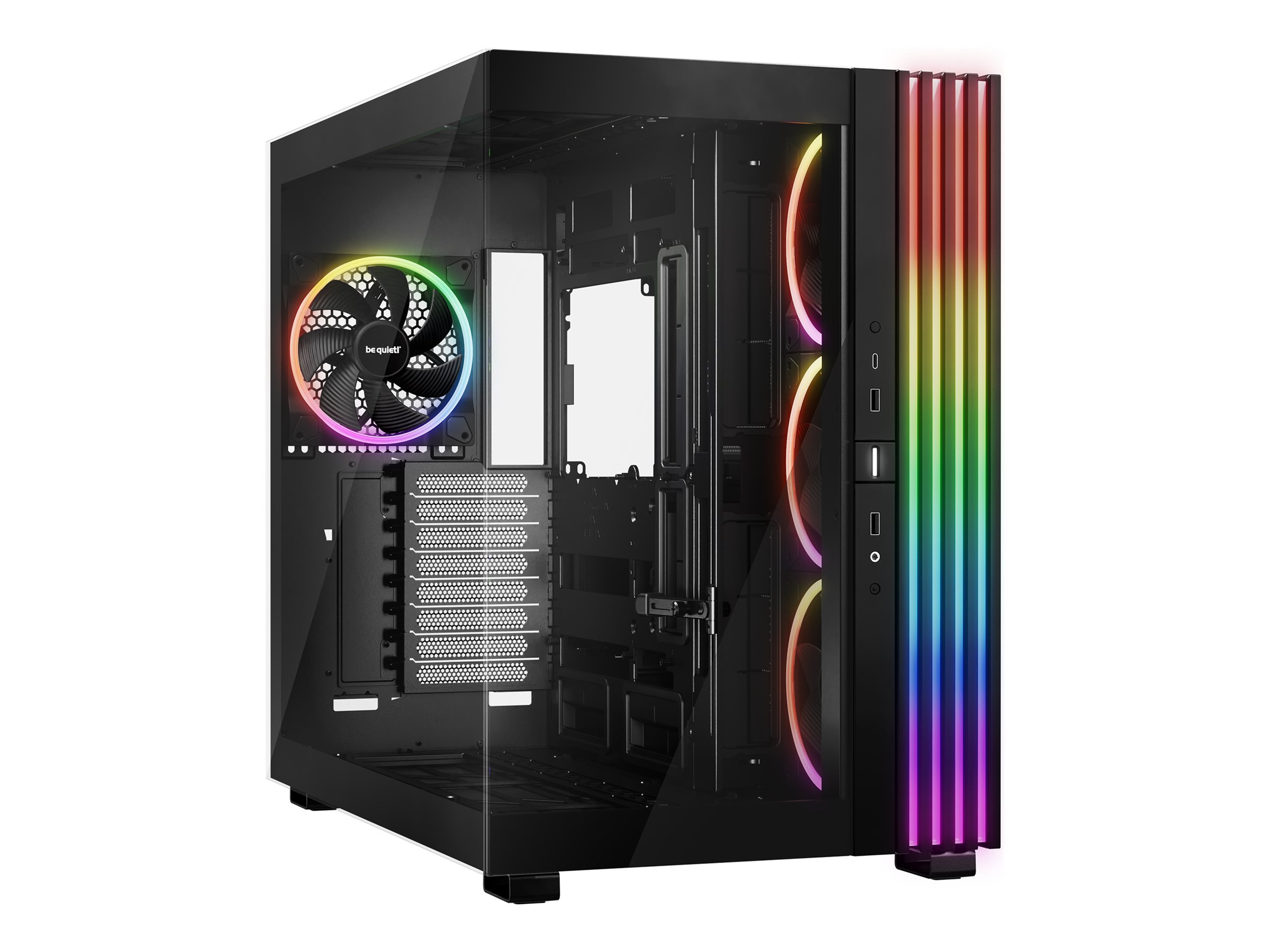 Be Quiet! Light Base 900 FX - FT - E-ATX - Seitenteil mit Fenster (Glas)keine Spannungsversorgung (ATX / PS/2) - Schwarz - USB/Audio