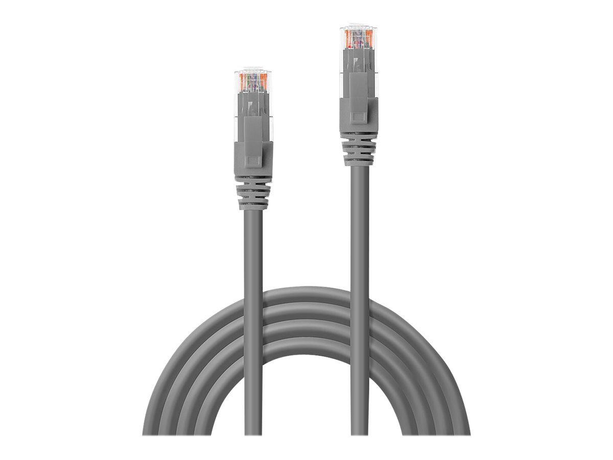 Lindy Premium - Patch-Kabel - RJ-45 (M) zu RJ-45 (M)7.5 m - UTP - CAT 6e - halogenfrei - Grau