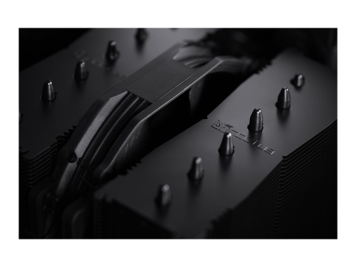 Noctua chromax NH-D15S - Prozessor-Luftkühler - (für: LGA1851, LGA1700, LGA1200, LGA1156, LGA1155, LGA1151, LGA1150, AM5, AM4, AM3+, AM3, AM2+, AM2, FM2+, FM2, FM1)Kupfer-Bodenplatte und vernickelte A