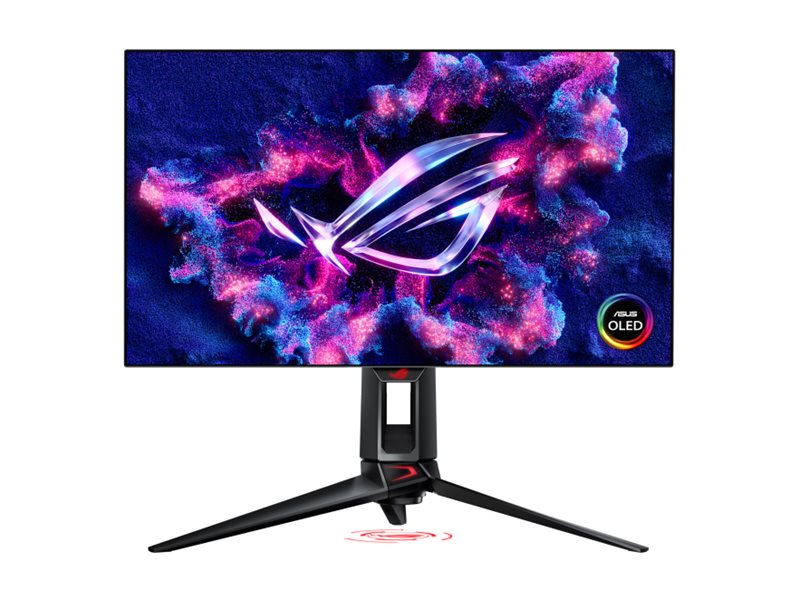 ASUS ROG Swift OLED PG27AQDP - OLED-Monitor - Gaming - 68.6 cm (27")(26.5" sichtbar) - 2560 x 1440 QHD @ 480 Hz - 1300 cd/m² - 1500000:1 - DisplayHDR 400 True Black - 0.03 ms - 2xHDMI - DisplayPort -