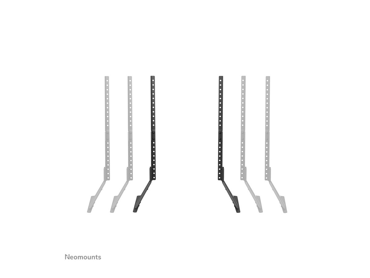 Neomounts DS45-430BL19 - Aufstellung - für TV - Stahl - Schwarz - Bildschirmgröße: 58.42-190.5 cm (23"-75")Schreibtisch-Ständer