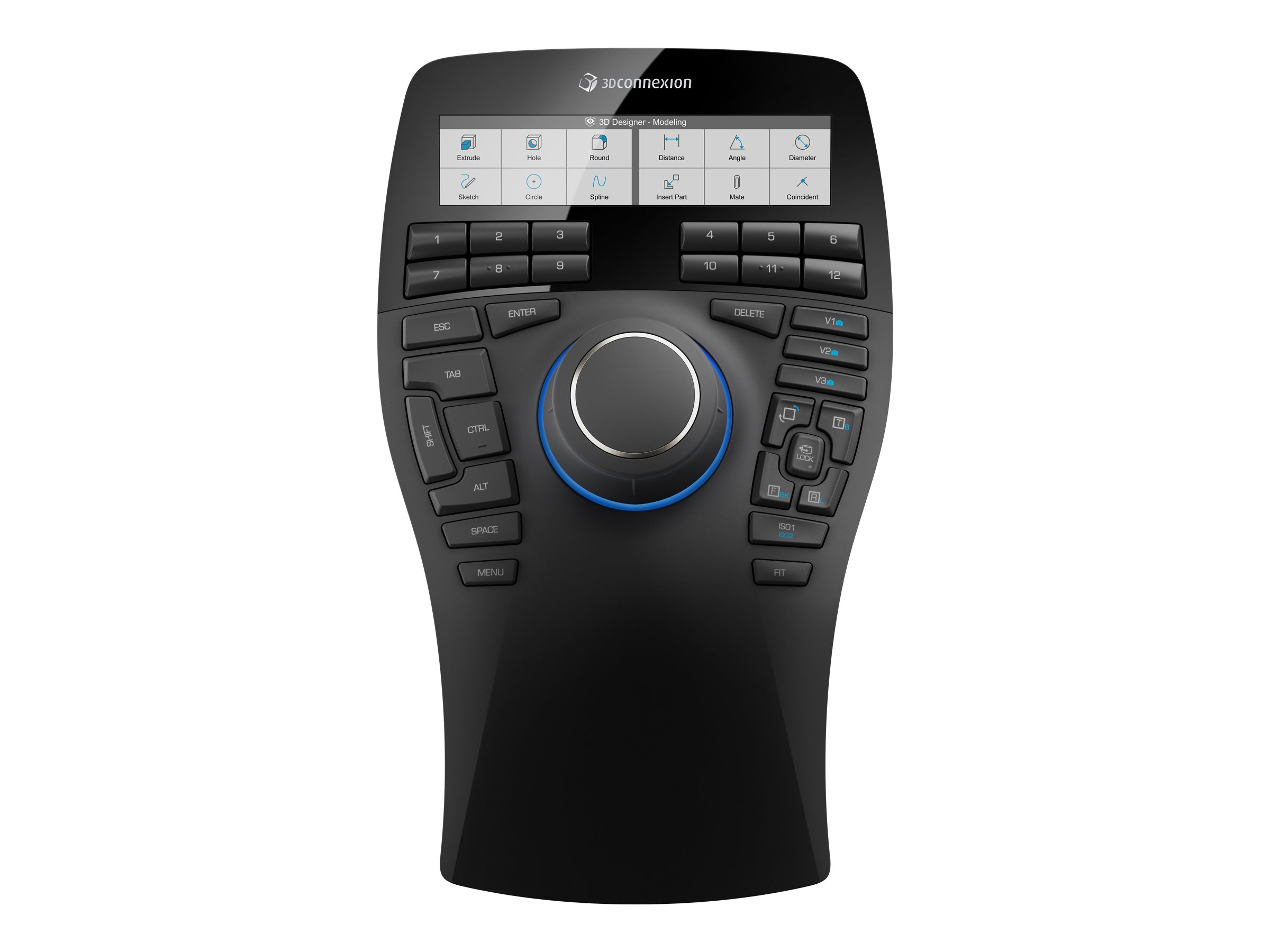 3Dconnexion SpaceMouse Enterprise - 3D-Maus31 Tasten - kabelgebunden - USB