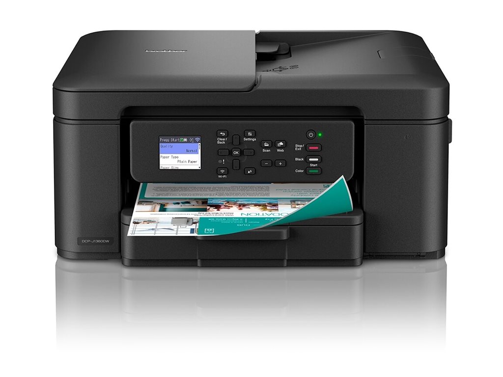 Brother DCP-J1360DW - Multifunktionsdrucker - Farbe - Tintenstrahl - A4/Legal (Medien)150 Blatt - USB 2.0 - Wi-Fi(n)