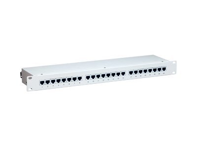 Equip Patch Panel - CAT 6e - STP - Hellgrau, RAL 7035 - 1U - 48.3 cm (19")16 Ports