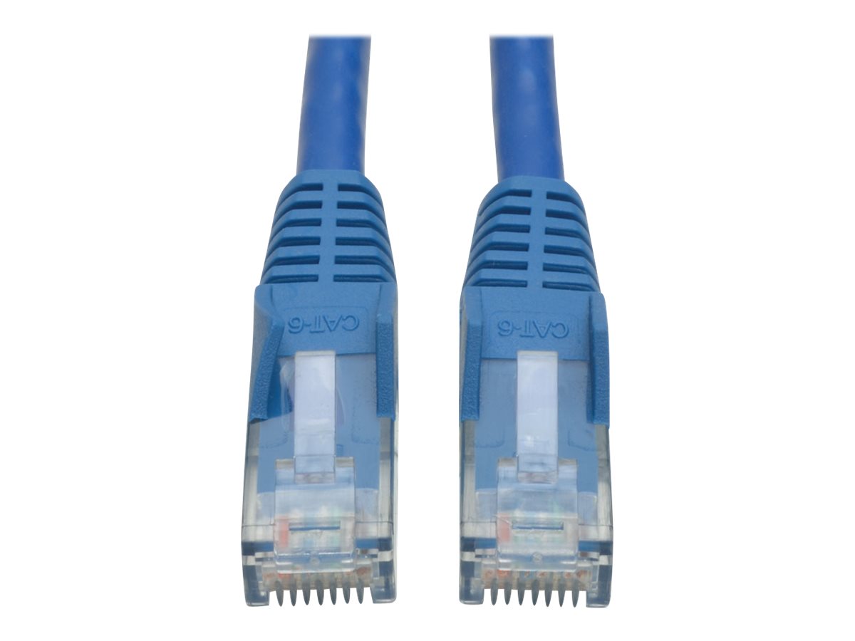 Tripp Eaton Tripp Lite Series Cat6 Gigabit Snagless Molded (UTP)Ethernet Cable (RJ45 M/M) - PoE - Blue - 2 ft. (0.61 m) - Patch-Kabel - RJ-45 (M) zu RJ-45 (M) - 61 cm - UTP - CAT 6 - geformt - ohne Ha