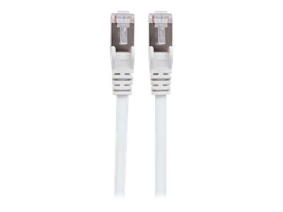 Intellinet Network Patch Cable, Cat7 Cable/Cat6A Plugs, 2m, White, Copper, S/FTP, LSOH / LSZH, PVC, RJ45, Gold Plated Contacts, Snagless, Booted, , Polybag - Netzwerkkabel - RJ-45 (M) zu RJ-45 (M) - 2