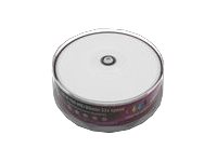 MEDIARANGE Inkjet Fullsurface-Printable - 25 x CD-R - 700 MB (80 Min)52x - mit Tintenstrahldrucker bedruckbare Oberfläche - Spindel