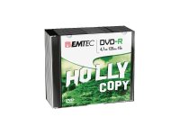 EMTEC 10 x DVD-R - 4.7 GB (120 Min.) 16x - Silber