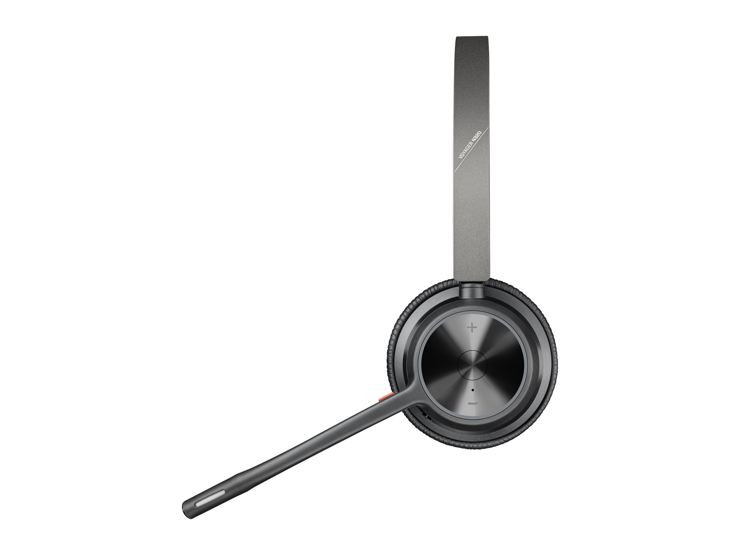 Poly HP Poly Voyager 4320 - Headset - On-Ear - Bluetoothkabellos - Schwarz - Zertifiziert für Microsoft Teams - Zoom-zertifiziert