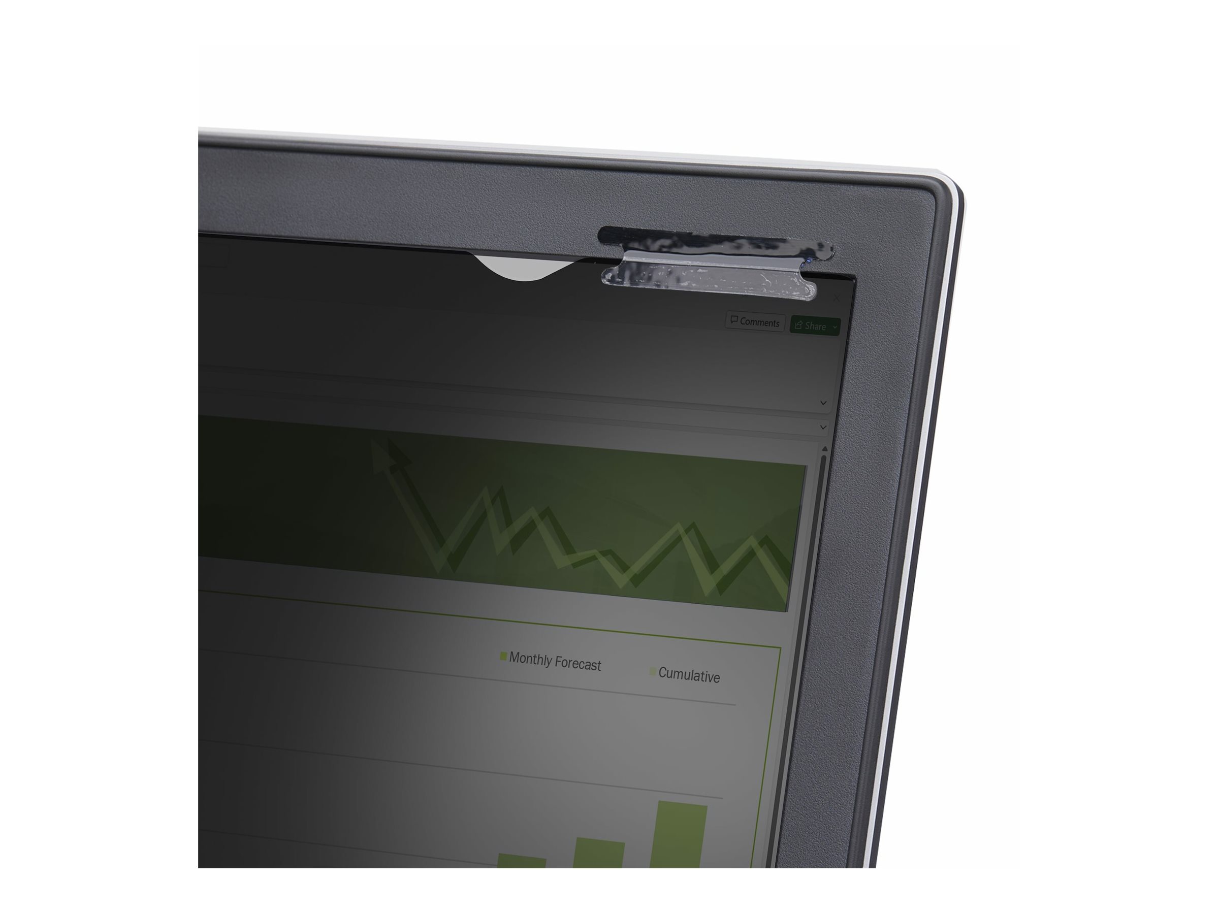 StarTech.com 15.6-inch 16:9 Touch Privacy Screen, Anti-Glare Blue Light Filter, Laptop Monitor Screen Protector, +/- 30 Deg. View Angle, Flip-Up - Blickschutzfilter für Notebook (horizontal)2-Wege - K