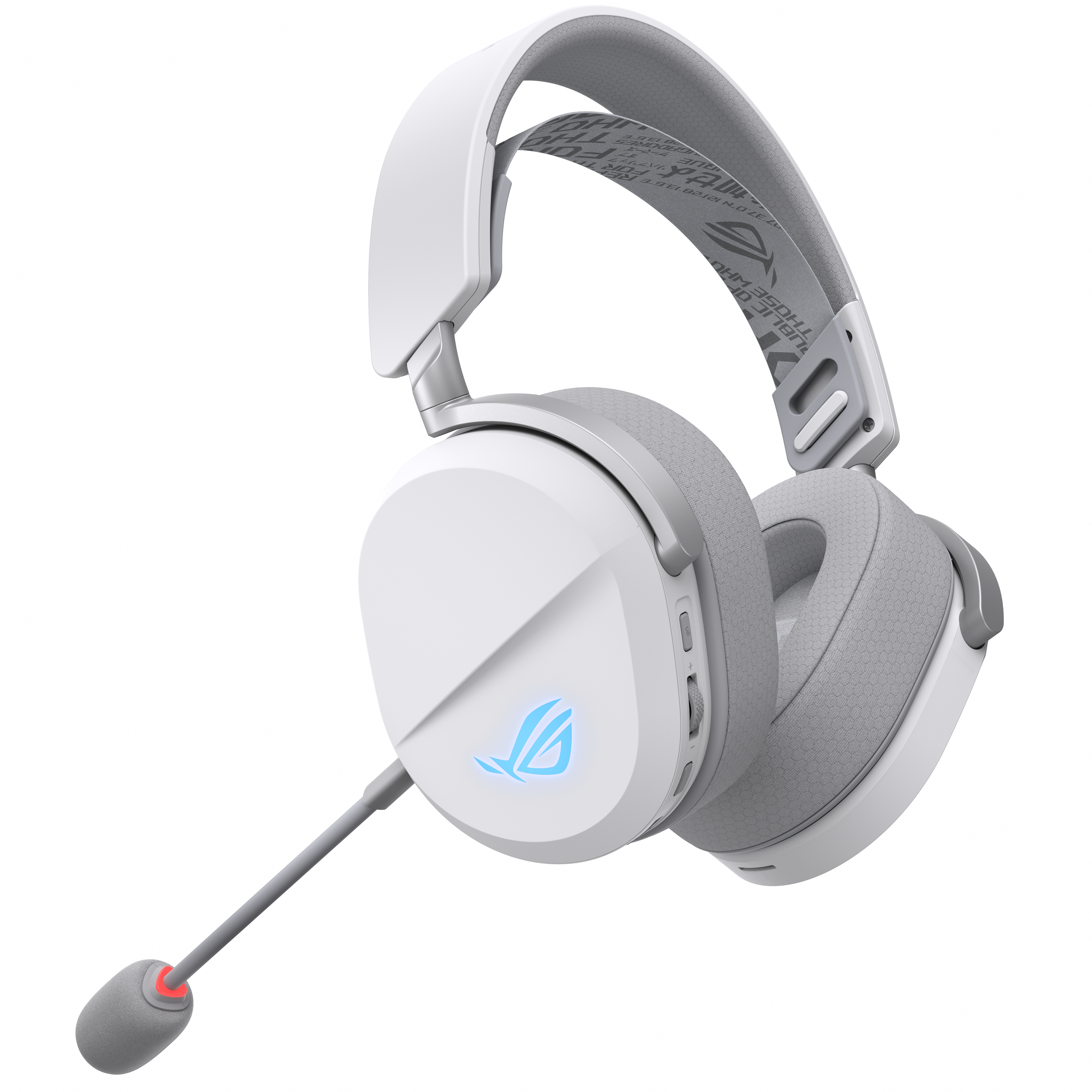ASUS ROG Pelta - Headset - ohrumschließendBluetooth / 2,4 GHz Funkfrequenz - kabellos - weiß