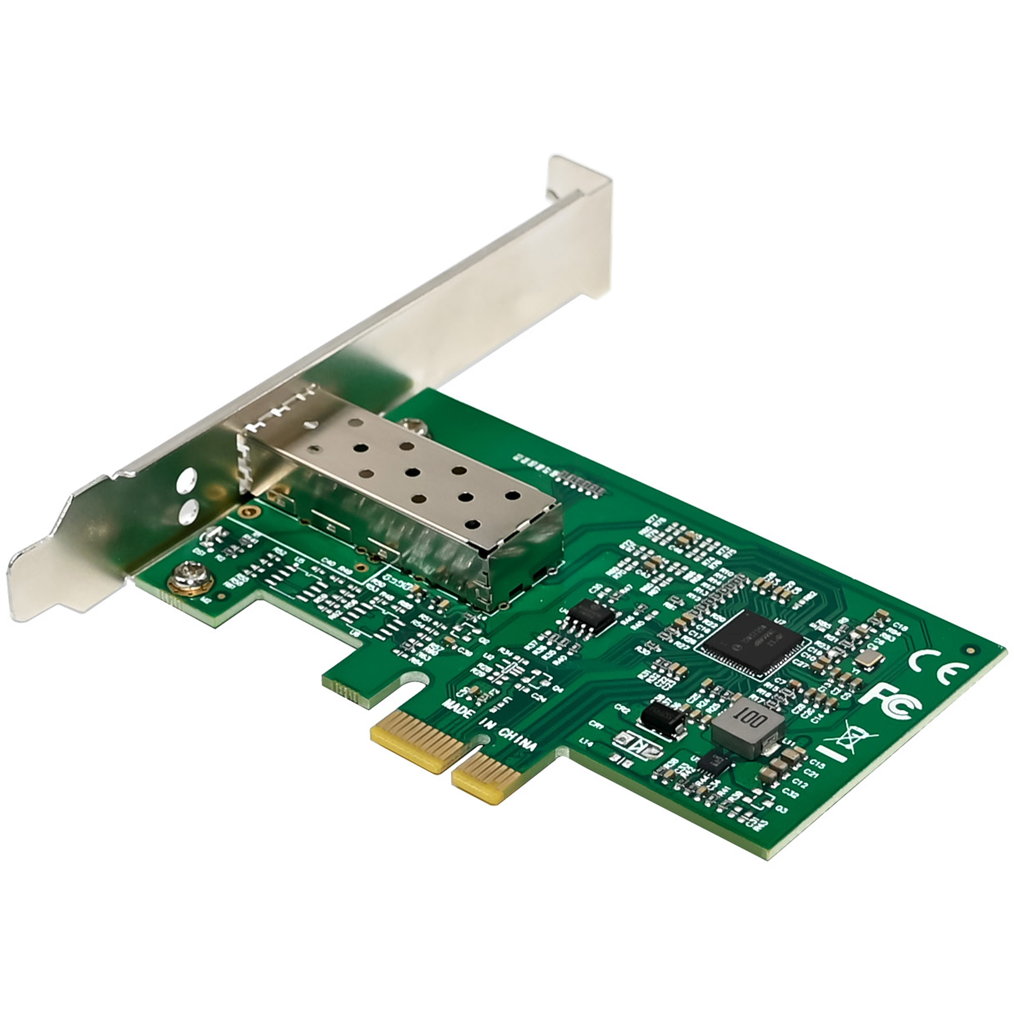 InLine Gigabit Netzwerkkarte - 1x SFP Fiber 1Gb/s - PCIe x1 - inkl. LP SlotblechGigabit Netzwerkkarte - 1x SFP Fiber 1Gb/s - PCIe x1 - inkl. LP Slotblech