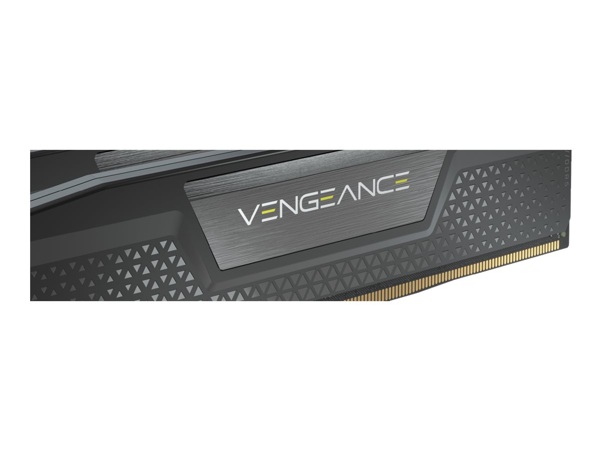Corsair Vengeance - DDR5 - Kit - 64 GB: 2 x 32GB - DIMM 288-PIN - 5200 MT/s / PC5-41600 - CL40 - 1.25 V - ungepuffert - non-ECC - Schwarz