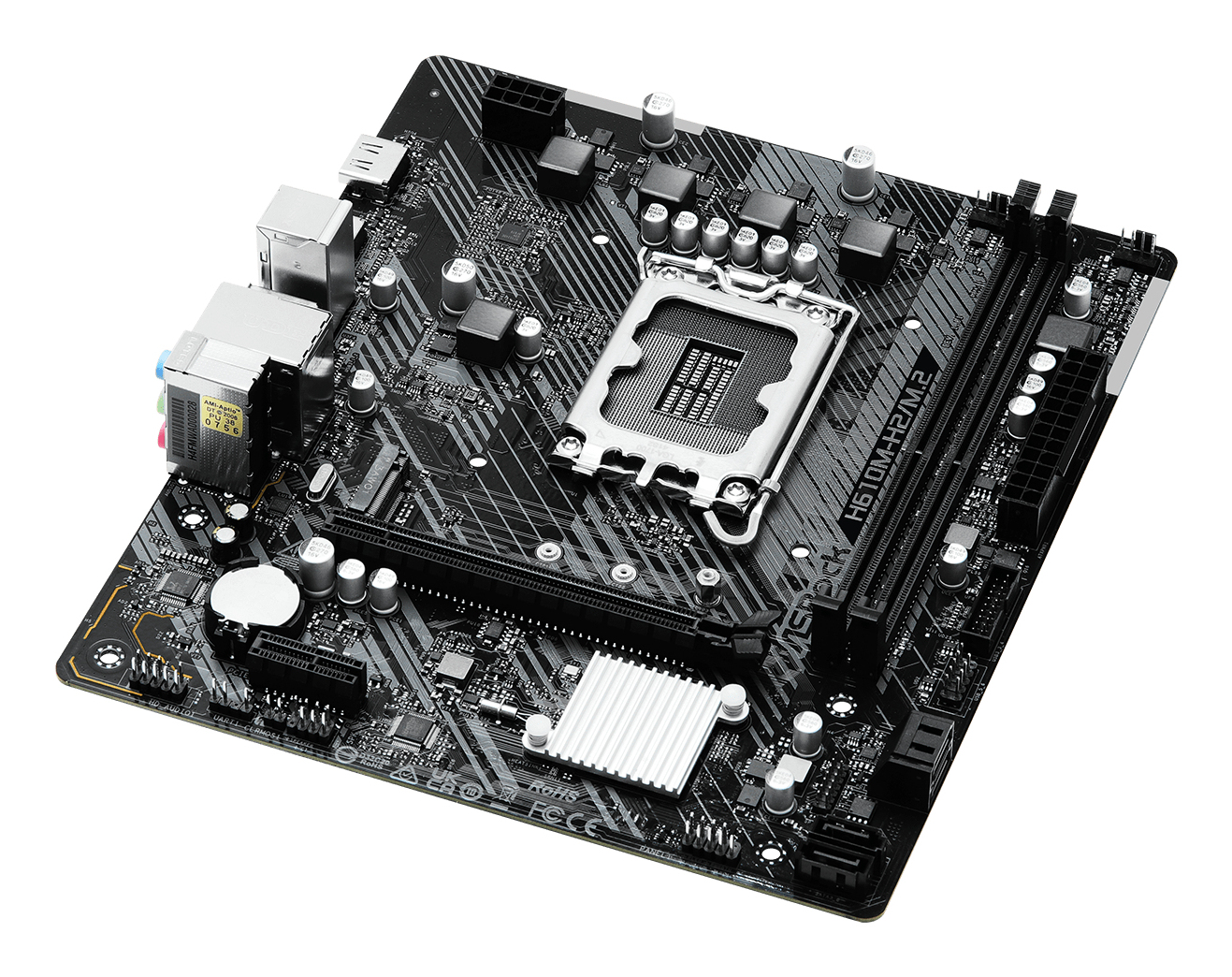 ASRock H610M-H2/M.2, Intel, LGA 1700, Intel Core i3 12th Gen, Intel Core i3 13th Gen, Intel Core i3 14th Gen, Intel Core i5 12th Gen,..., DDR4-SDRAM, 64 GB, DIMMATX - 64 GB - DDR4 - DIMM - SATA - Audi
