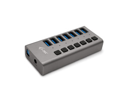 i-tec USB 3.0 Charging HUB 7 port + Power Adapter36 W - Hub - 7 x SuperSpeed USB 3.0 - Desktop