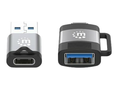 Manhattan USB-C-Adapterkit - USB 3.2 Gen 13 A - Space-grau - Schwarz