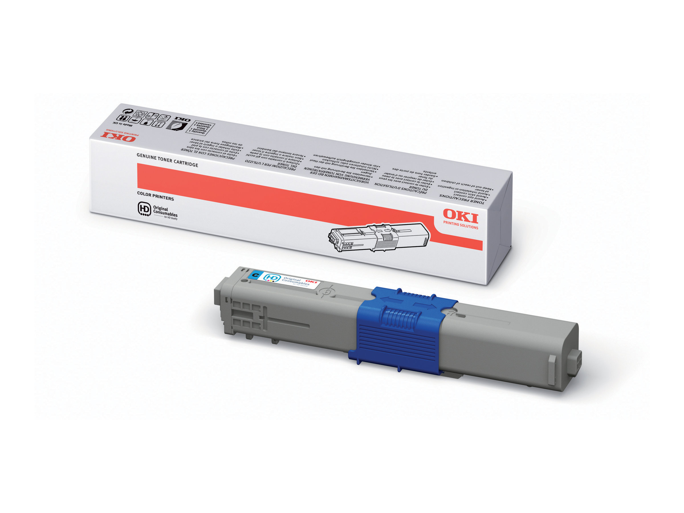 OKI Cyan - original - Tonerpatrone - für OKIMC351 - MC352 - MC361 - MC362 - MC561 - MC562; C310 - 330 - 331 - 510 - 511 - 530