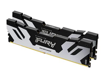 Kingston FURY Renegade Silver - DDR5 - Kit -32 GB: 2 x 16 GB - DIMM 288-PIN - 6400 MT/s / PC5-51200 - CL32 - 1.4 V - ungepuffert - on-die ECC