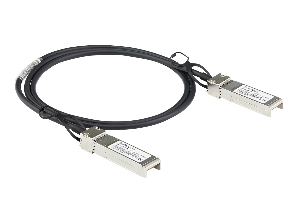 StarTech.com DACSFP10G3M SFP+ Kabel (3m, 10 GbE, Dell EMC DAC-SFP-10G-2M kompatibles SFP+ Kabel, Passives Kupfer DAC Kabel, Mini-GBIC) - 10GBase Direktanschlusskabel - SFP+ (S)eingerastet zu SFP+ (S)