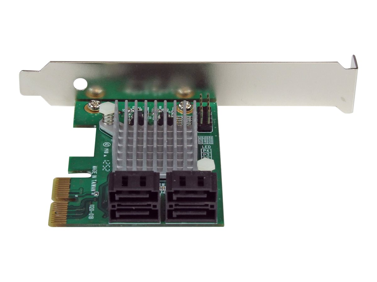 StarTech.com Startech 4 Port SATA III RAID Controller PCI Express Schnittstellenkarte - PCIe Serial-ATA Controller Adapter - HyperDuo SSD Tiering - Speichercontroller (RAID)4 Sender/Kanal - SATA 6Gb/s