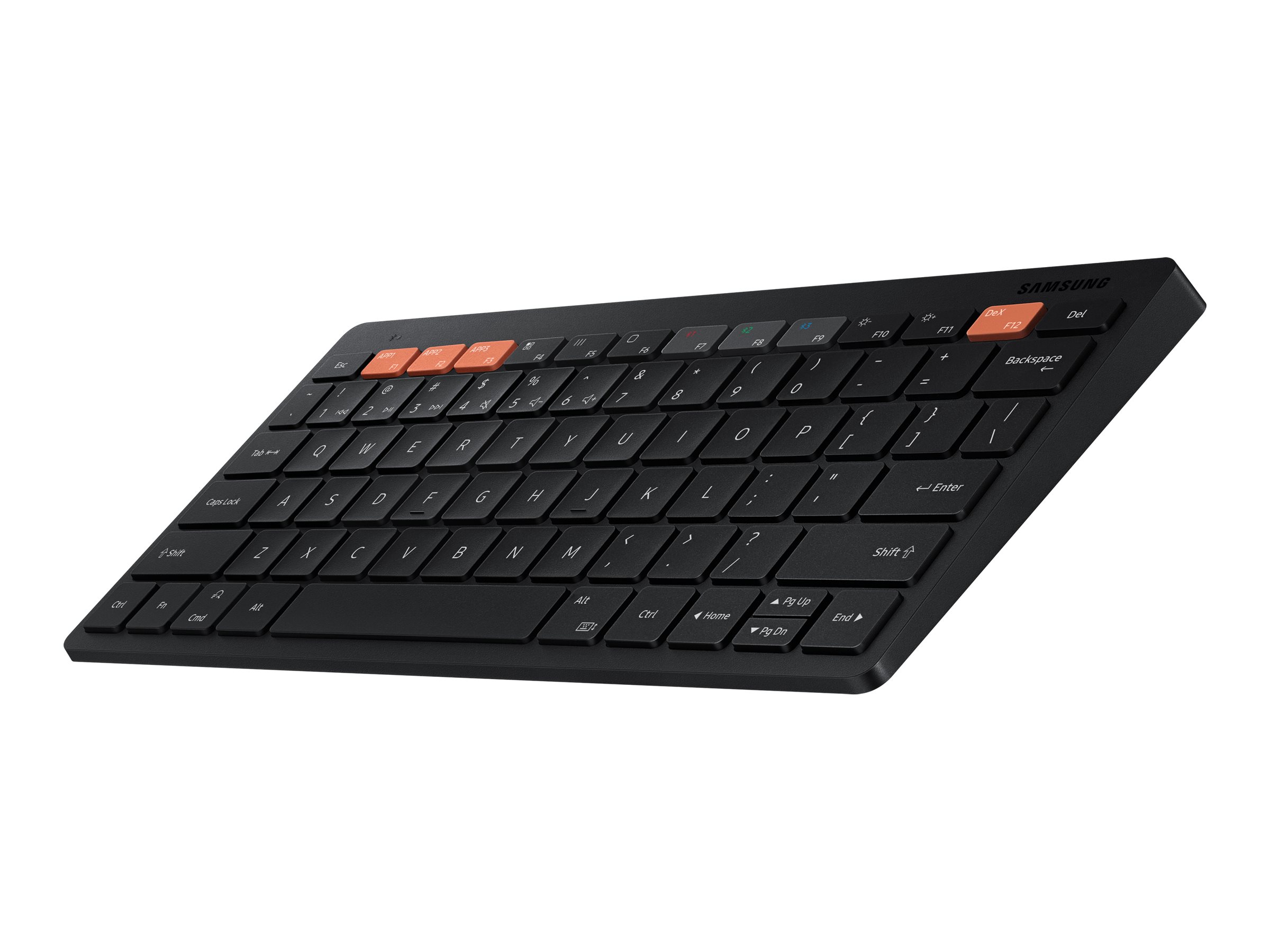 Samsung Smart Keyboard Trio 500 EJ-B3400 - Tastaturkabellos - Bluetooth 5.0 - QWERTZ - Deutsch - Schwarz