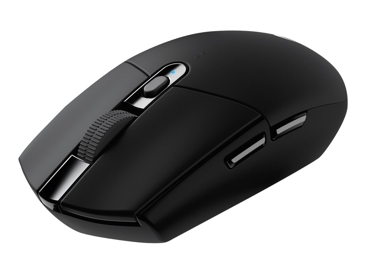 Logitech G G305 - Maus - optisch - 6 Tasten - kabellos - 2.4 GHz - kabelloser Empfänger (USB)Schwarz