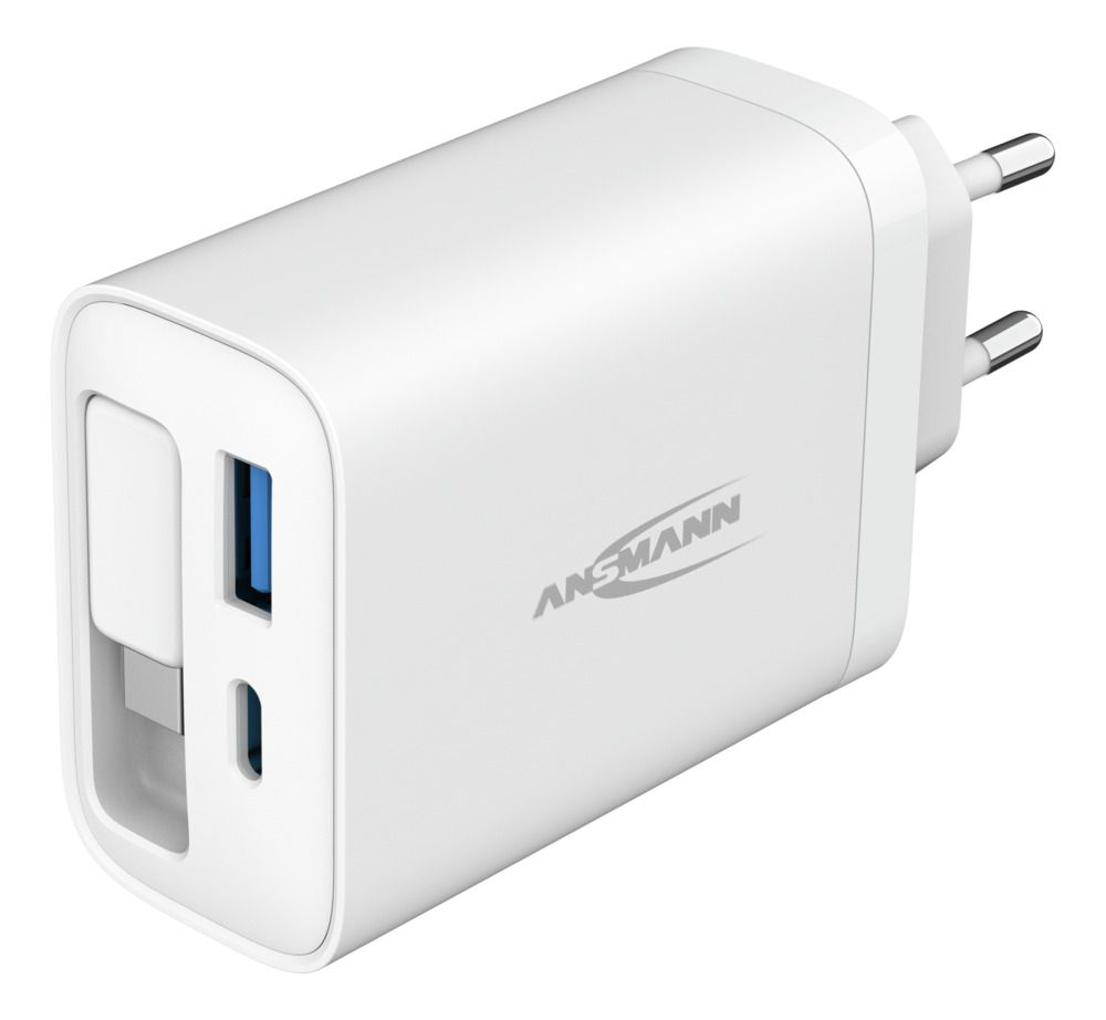 Ansmann 1001-0186, Drinnen, AC, 5 V, WeißHome Charger 230PD mit Kabel / 3 A / 30 W / 2 Port