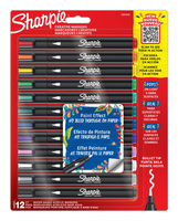 Sharpie 2201070, 12 Stück(e), Rundspitze, Schwarz, 2,5 mm, SichtverpackungBürokleinmaterial