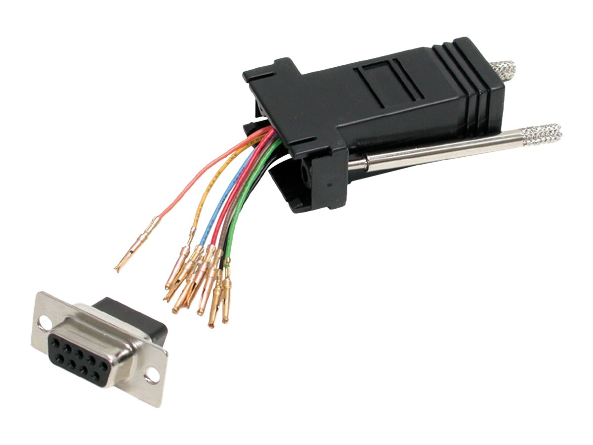 StarTech.com DB9 auf RJ45 Modular Adapter - Bu/Bu - Serieller Adapter - DB-9 (W)zu RJ-45 (W) - für P/N: ICUSB2324852 - ICUSB422