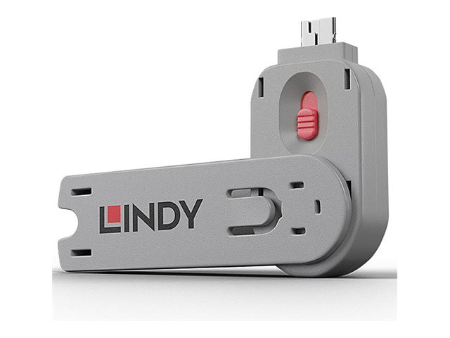 Lindy USB Type A Port Blocker Key - USB-Portblockerpink