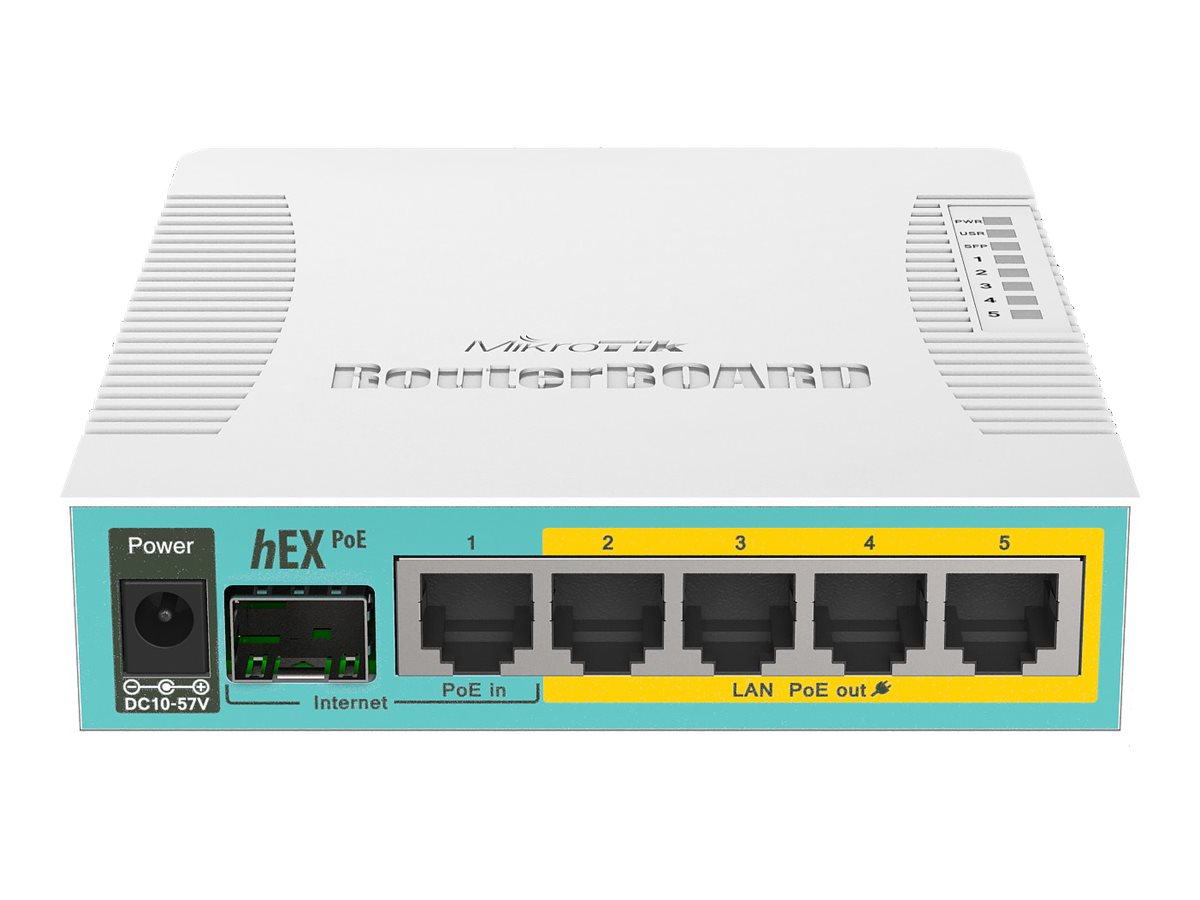 MikroTik RouterBOARD hEX RB960PGS - Router 4-Port-Switch1GbE
