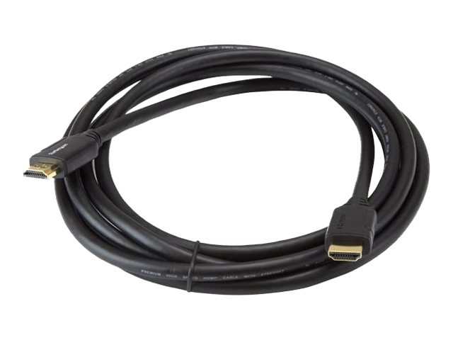 StarTech.com Startech Premium High Speed HDMI Kabel mit Ethernet4K 60Hz - HDMI 2.0 - 3m - HDMI-Kabel mit Ethernet - HDMI männlich zu HDMI männlich - 3 m - Schwarz - für P/N: EXTEND-HDMI-4K40C6P1 - KIT
