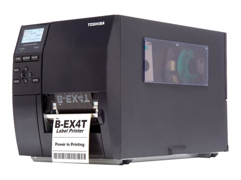 Toshiba TEC B-EX4T1-TS12-QM-R - Etikettendrucker - Thermodirekt / Thermotransfer - Rolle (12 cm)305 dpi - bis zu 355 mm/Sek. - USB - LAN