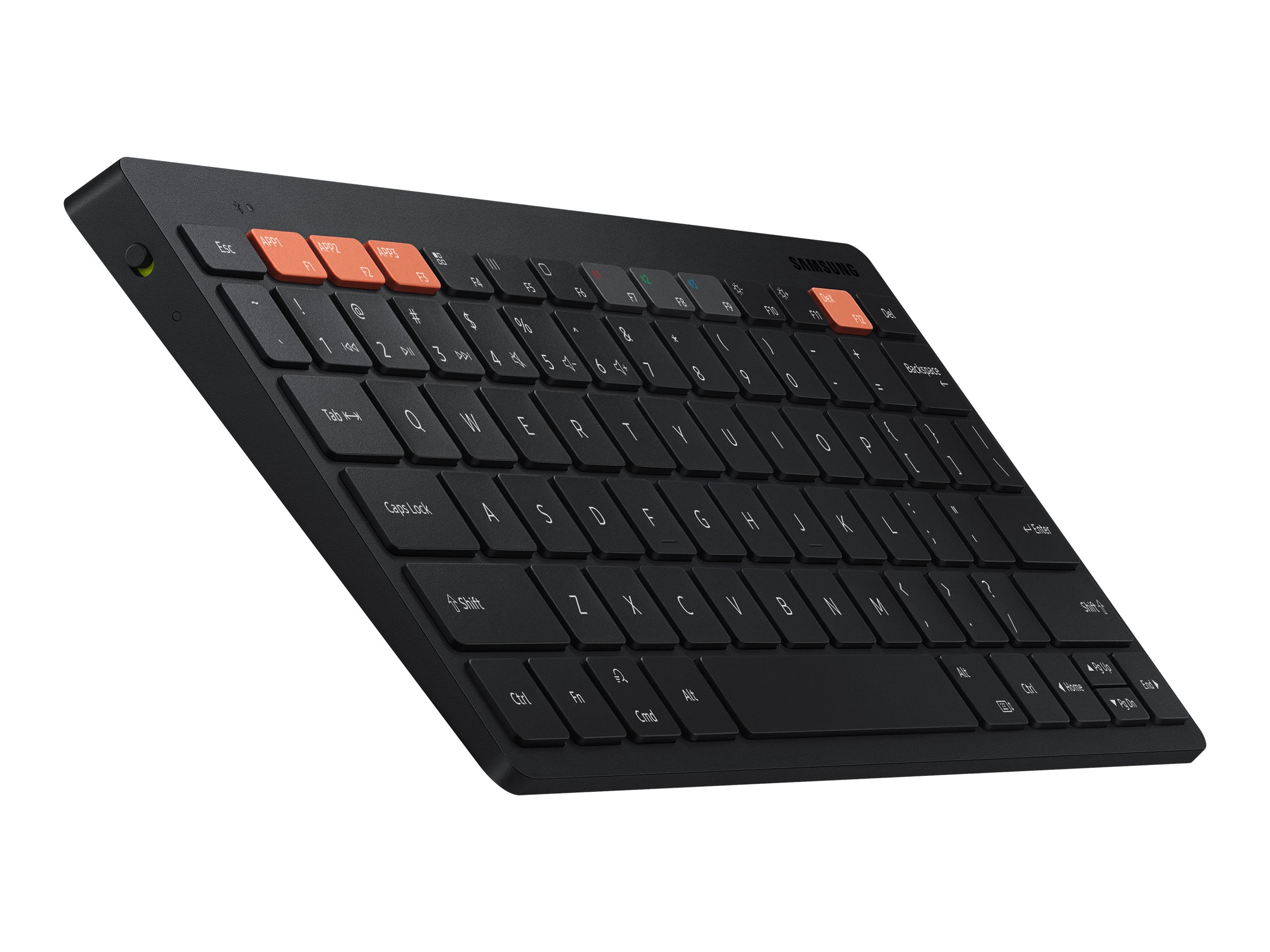 Samsung Smart Keyboard Trio 500 EJ-B3400 - Tastaturkabellos - Bluetooth 5.0 - QWERTZ - Deutsch - Schwarz