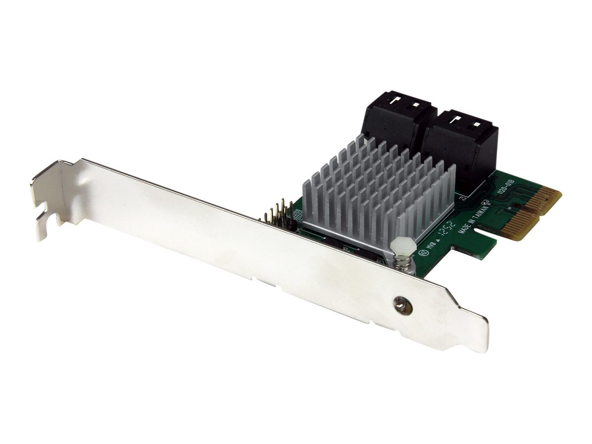 StarTech.com Startech 4 Port SATA III RAID Controller PCI Express Schnittstellenkarte - PCIe Serial-ATA Controller Adapter - HyperDuo SSD Tiering - Speichercontroller (RAID)4 Sender/Kanal - SATA 6Gb/s