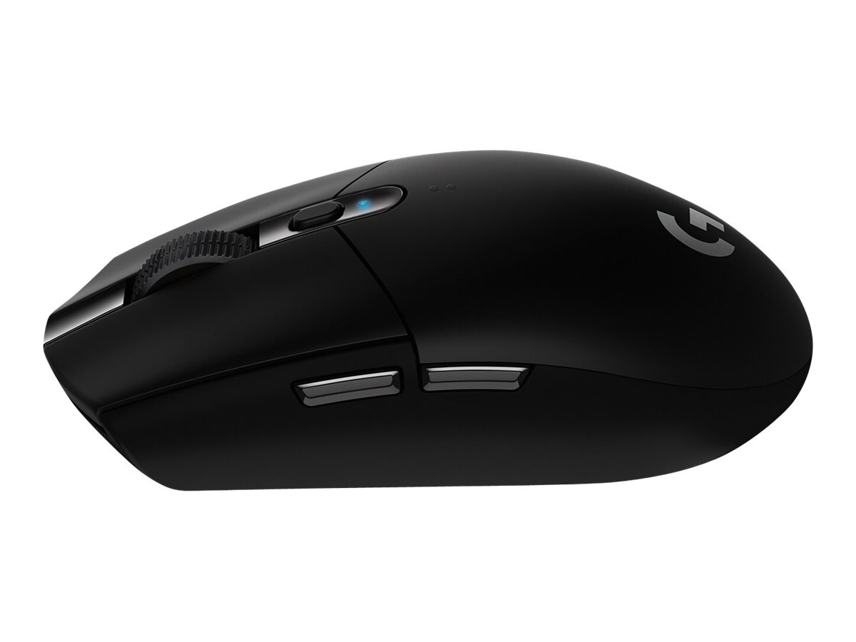 Logitech G G305 - Maus - optisch - 6 Tasten - kabellos - 2.4 GHz - kabelloser Empfänger (USB)Schwarz