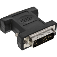InLine DVI-A Adapter - Analog 12+5 Stecker auf 15pol HD Buchse (VGA)DVI-A Adapter - Analog 12+5 Stecker auf 15pol HD Buchse (VGA)