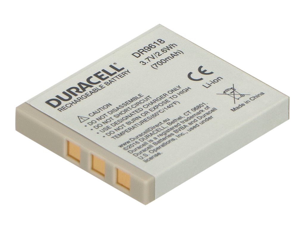 Duracell DR9618 - Kamerabatterie - Li-Ion - 650mAh - für Fujifilm FinePix F700 - F700 Zoom - Z3 - Z3 Zoom - Z5fd