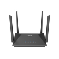 ASUS RT-AX52 Pro AX3000, Wi-Fi 6 (802.11ax), Dual-Band (2,4 GHz/5 GHz), Ethernet/LAN, Schwarz, Tabletop-RouterRT-AX52 Pro AX3000 Dual Band WiFi 6 Router (Instant Guard - Kindersicherung - integriertes