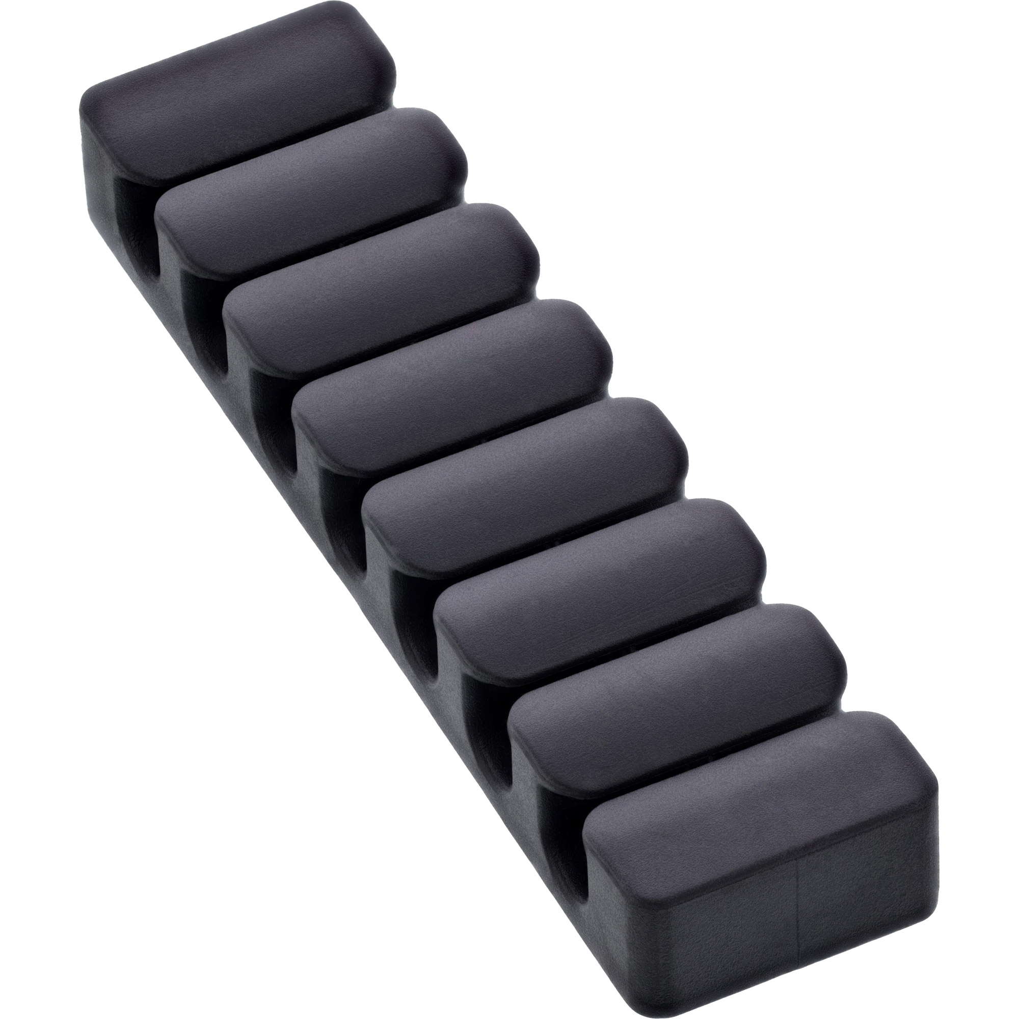 InLine 5er Pack Kabelclip - 7-fach - selbstklebend - schwarz5er Pack InLine Kabelclip - 7-fach - selbstklebend - schwarz