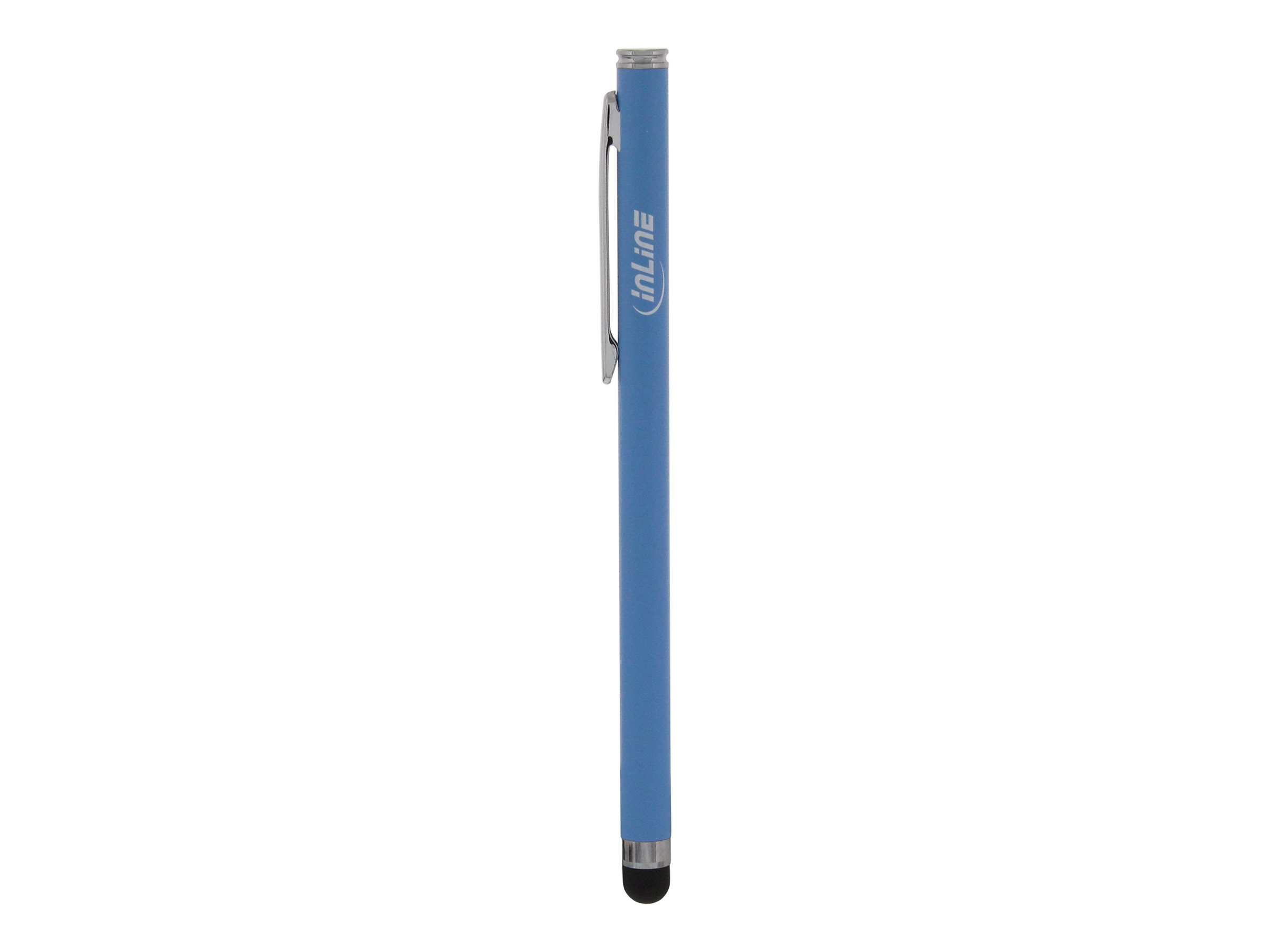InLine Stylus - Stift für Touchscreens von Smartphone und Tablet - blauu