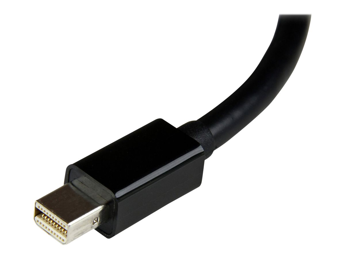StarTech.com StarTech Mini DisplayPort auf DVI Adapter Konverter - 1 x  Mini DP (Stecker)DVI-I (Buchse) - maximale Auflösung 1920x1200 - DVI-Adapter - Mini DisplayPort (M) zu DVI-I (W) - 17 cm - Schwa