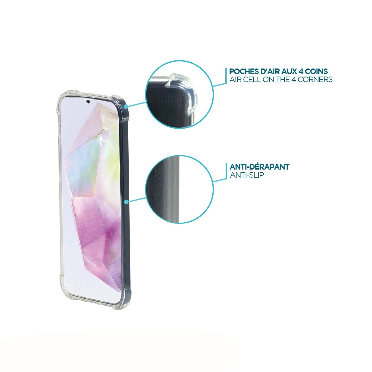 Mobilis 057029, Cover, Samsung, Galaxy A55 5G, 16,8 cm (6.6"), Transparent