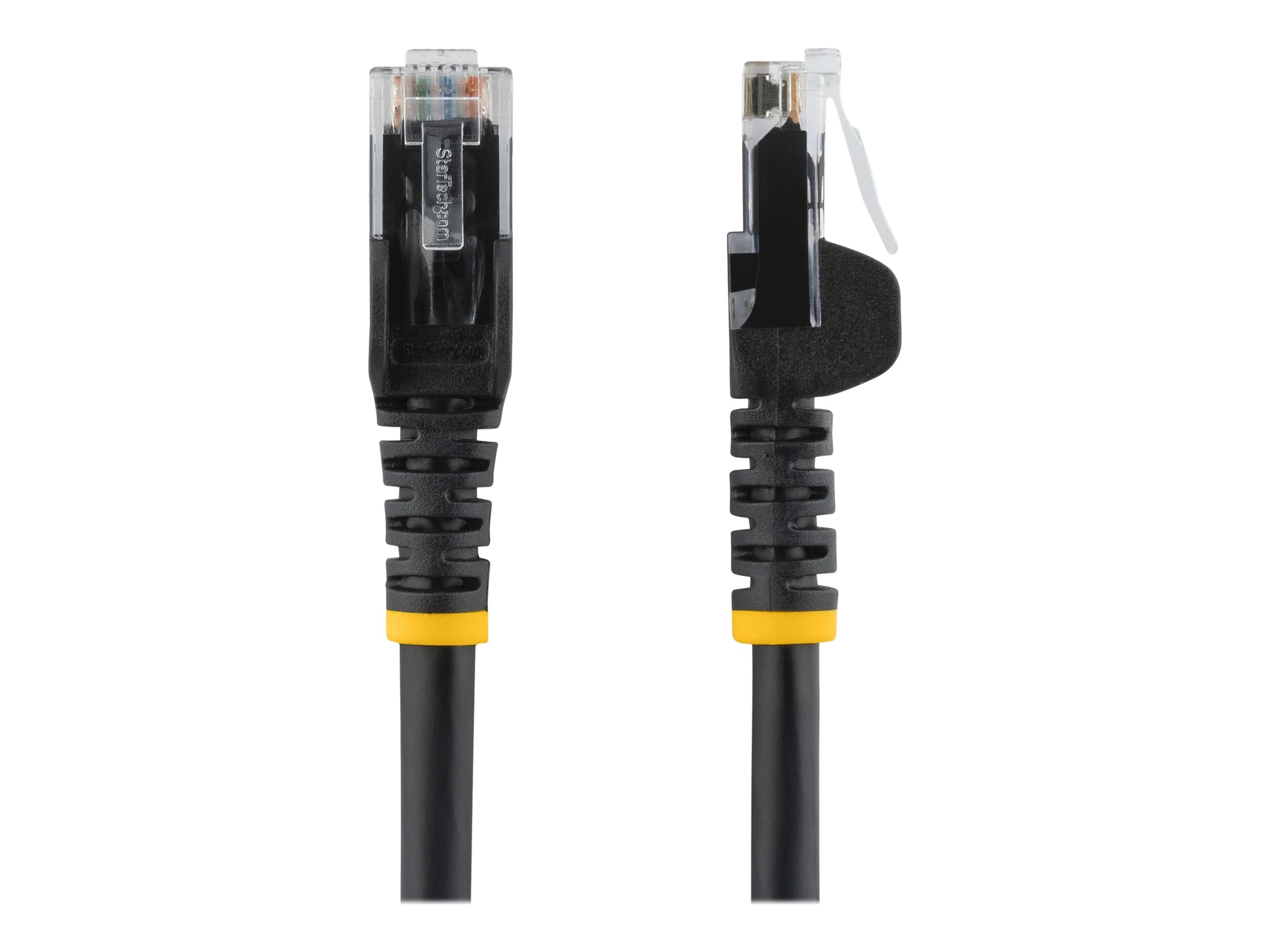 StarTech.com 2m Netzwerkkabel CAT6 - LSZH (Low Smoke Zero Halogen)10 Gigabit 650MHz 100W PoE RJ45 10GbE UTP Lan Kabel - Schwarz - CAT 6 - ETL Zertifizierung - 24AWG (N6LPATCH2MBK) - Patch-Kabel - RJ-4