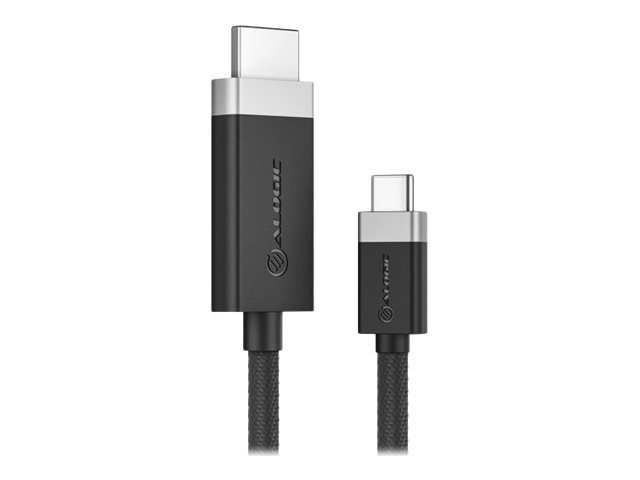 Alogic Fusion - Adapterkabel - USB-C männlichzu HDMI männlich - 1 m - Space-grau - 4K60Hz-Unterstützung